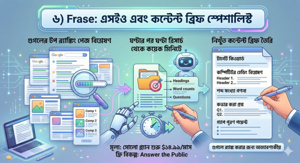 ২০২৬-এর সেরা ১০ বাজেট-ফ্রেন্ডলি এআই রাইটিং টুল (ফ্রি ও কম দামের প্ল্যানসহ)