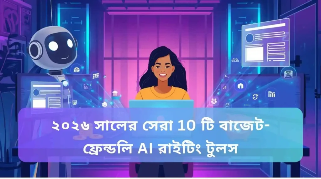 ২০২৬-এর সেরা ১০ বাজেট-ফ্রেন্ডলি এআই রাইটিং টুল