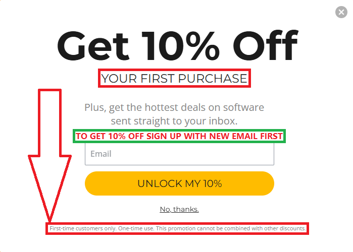 Grab an Extra 10% Off! New to AppSumo (or have a spare email)? You can get an additional 10% discount on your purchase today. Just click the link below and look for the “Get 10% Off” popup. Note: This applies to your “first” purchase with a new email account!